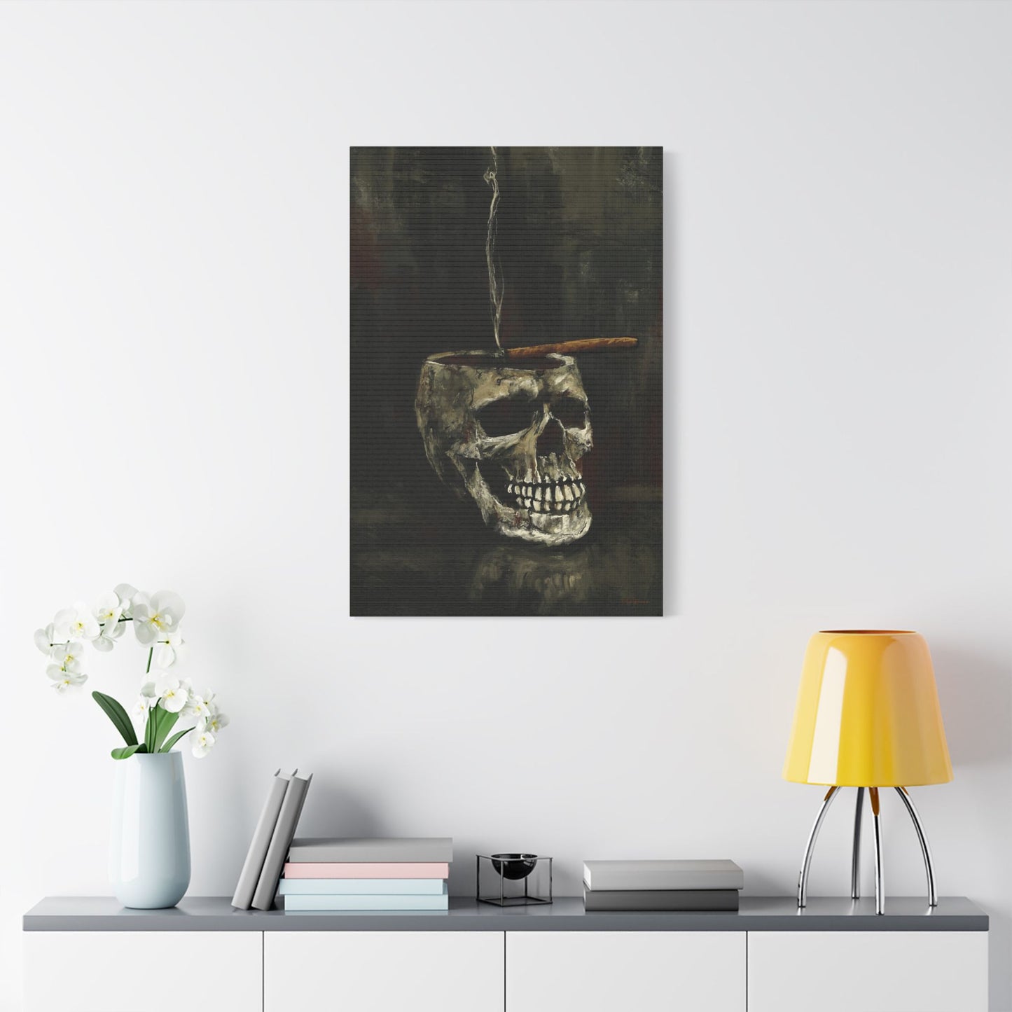 Evening Ritual - Satin Canvas Print