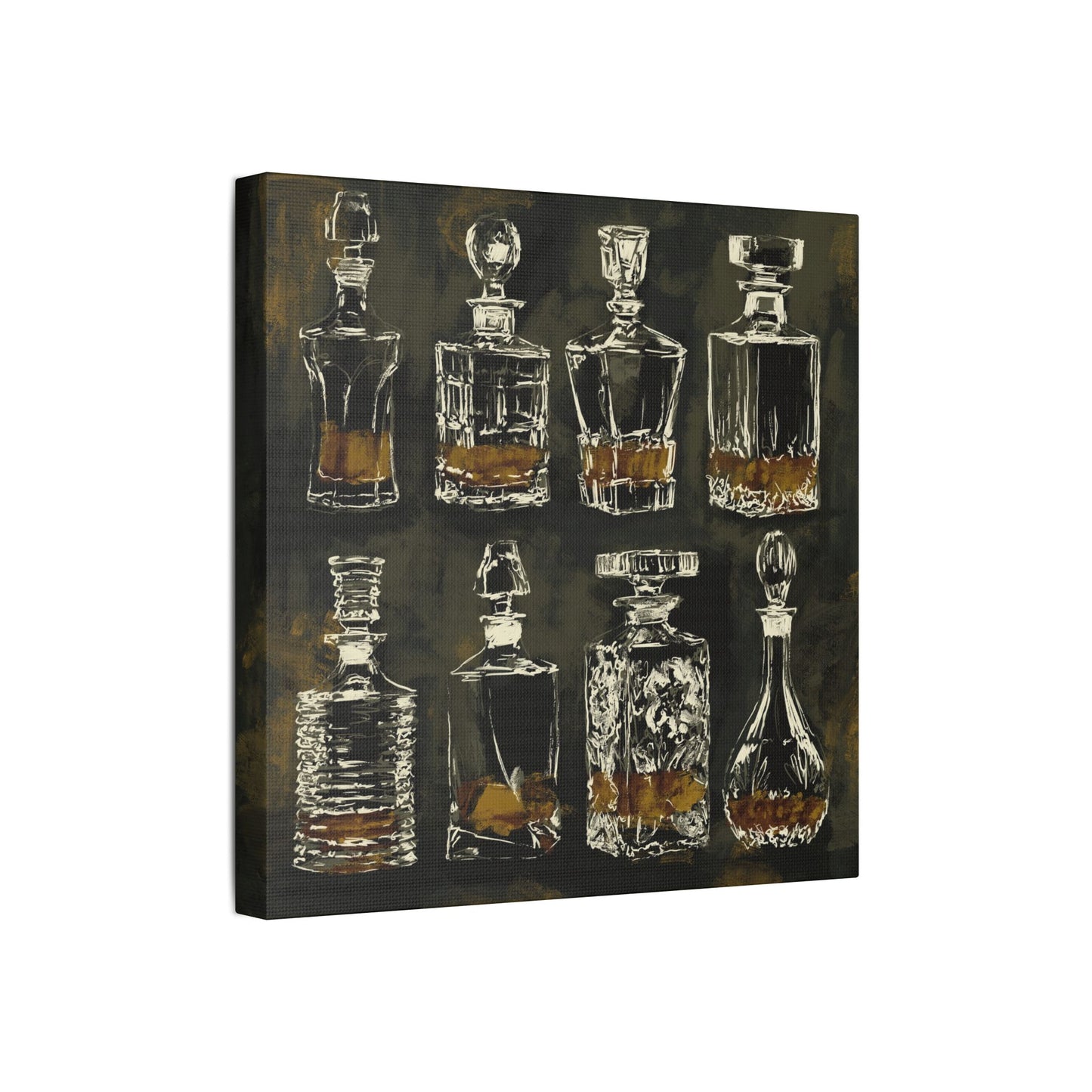 The Good Pour Whiskey Art Canvas