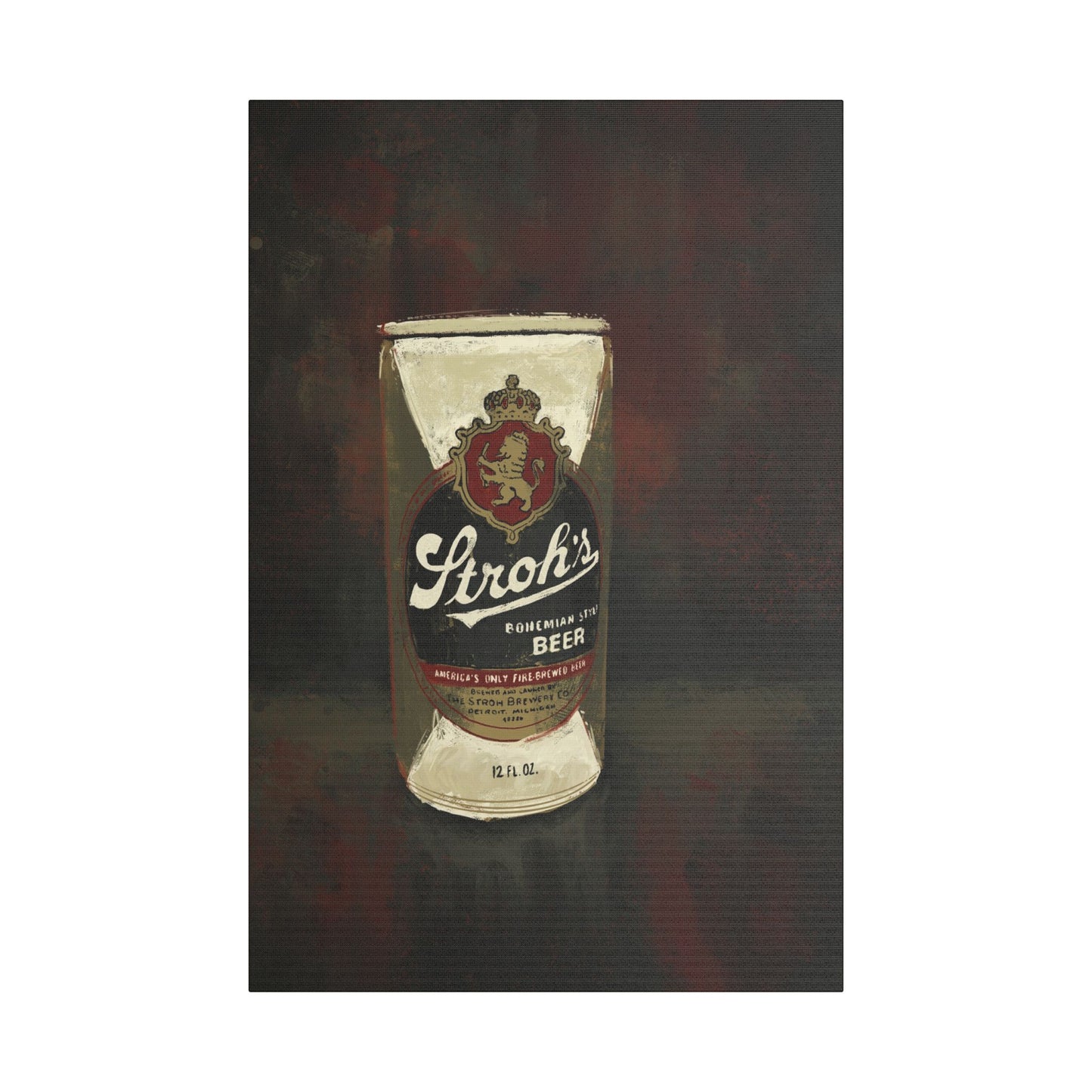 Detroit Classic Can – Retro Canvas Art