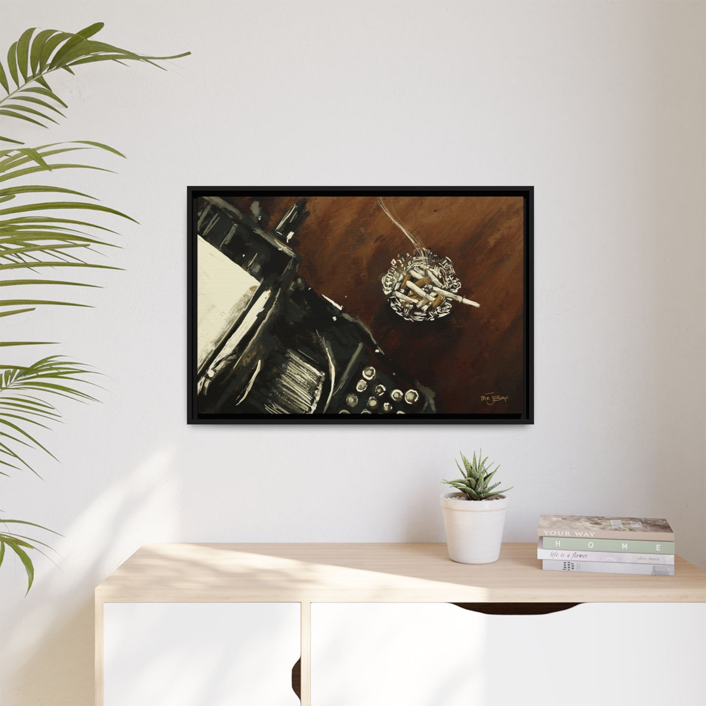 Midnight Inspiration - Gallery Wrapped Canvas with Black Frame