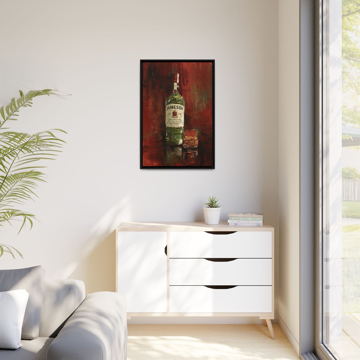 Neat & Cold – Gallery Wrapped Print with Black Frame