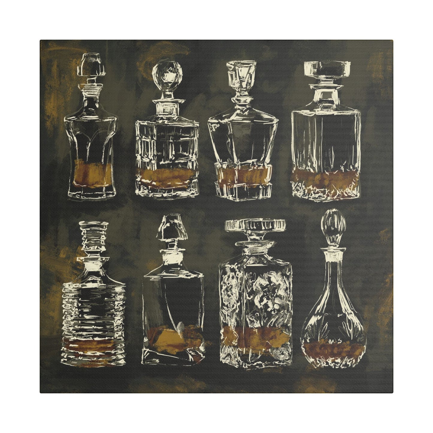 The Good Pour Whiskey Art Canvas