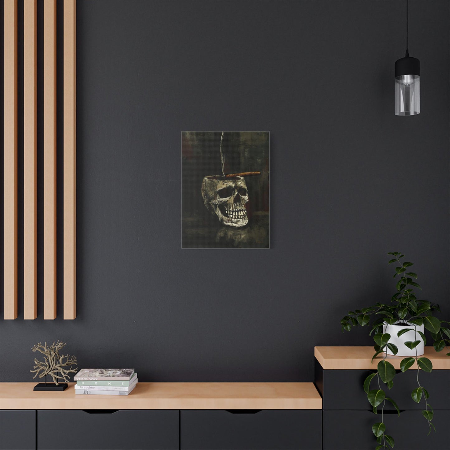 Evening Ritual - Satin Canvas Print