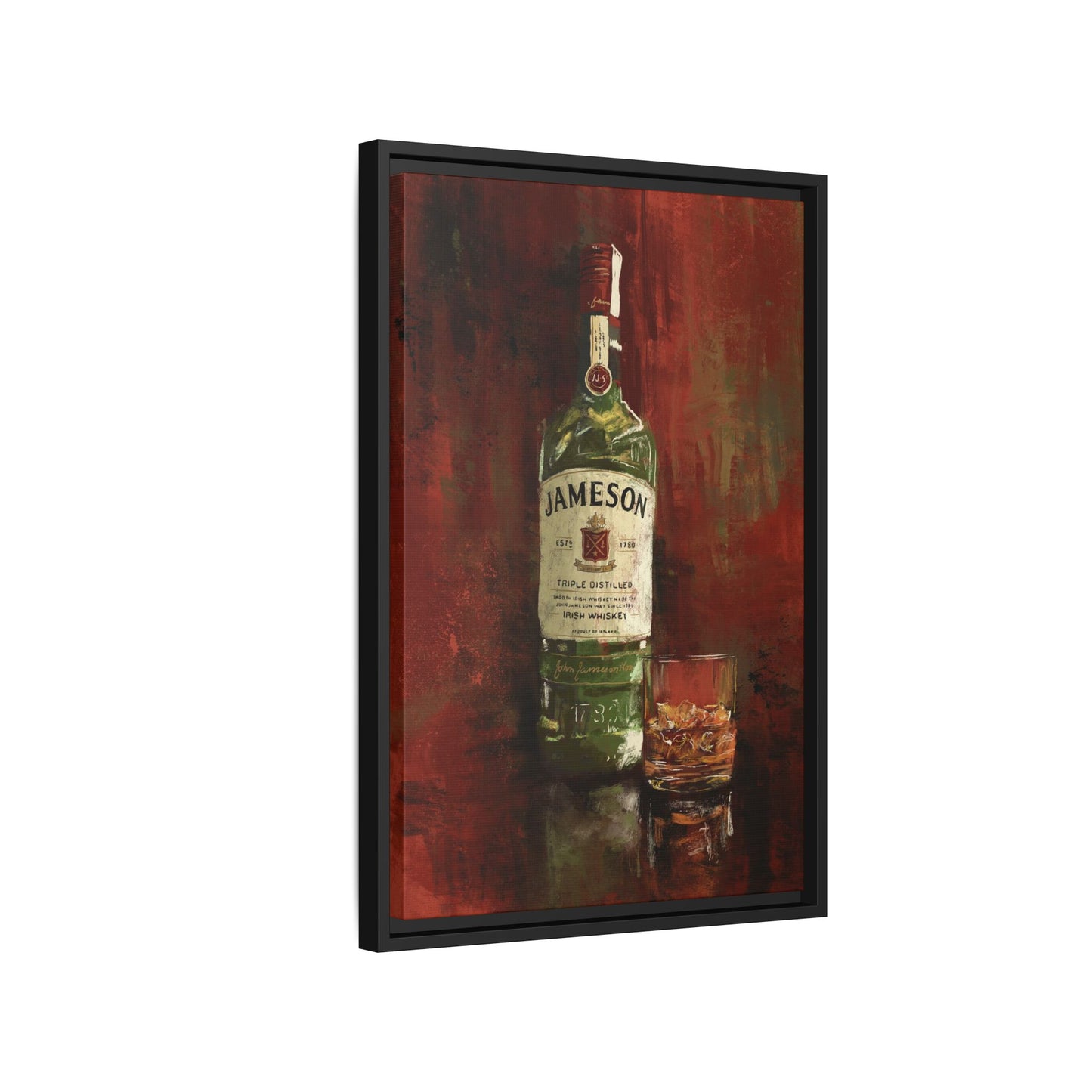Neat & Cold – Gallery Wrapped Print with Black Frame