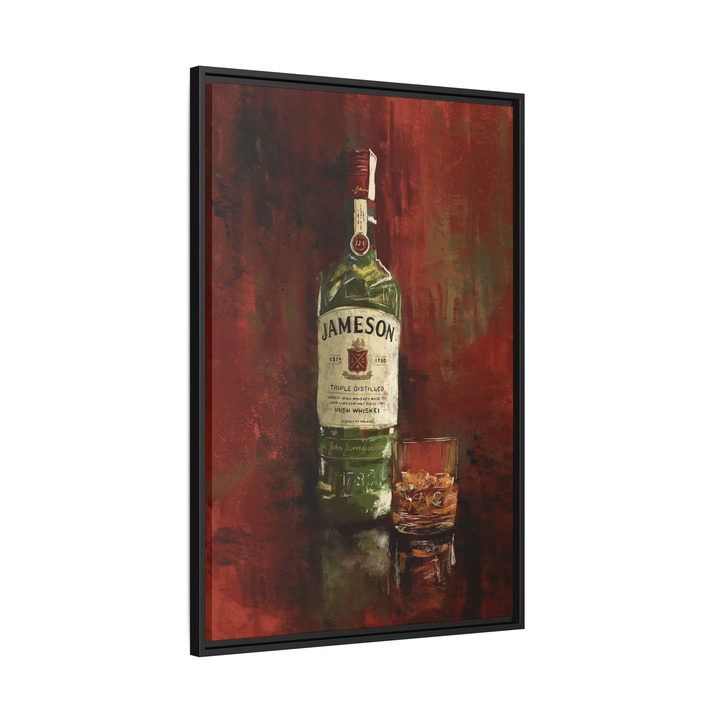 Neat & Cold – Gallery Wrapped Print with Black Frame