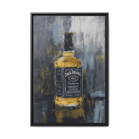 Tennessee Whiskey - Gallery Wrapped Print with Black Frame