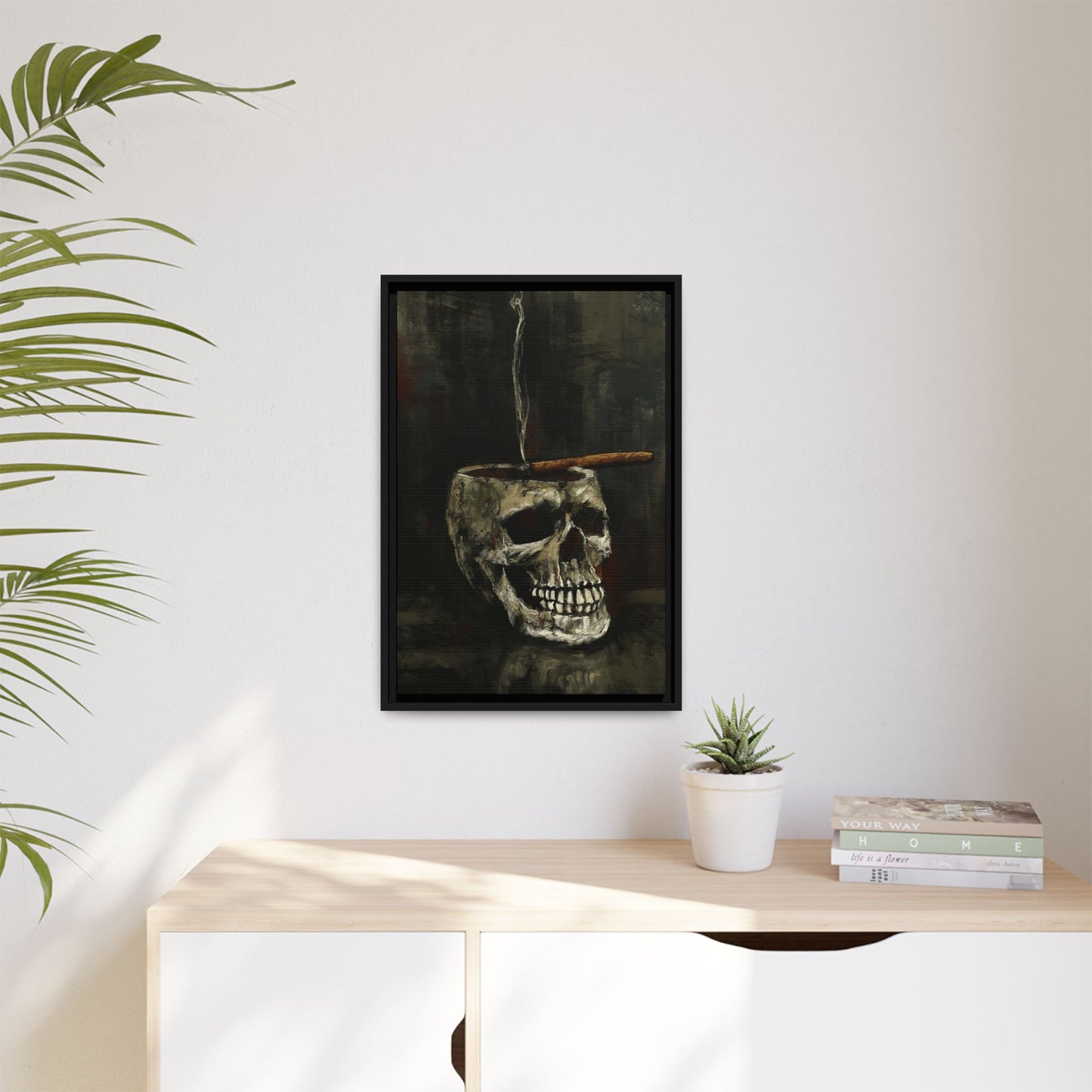 Evening Ritual -  Gallery Wrapped Print with Black Frame