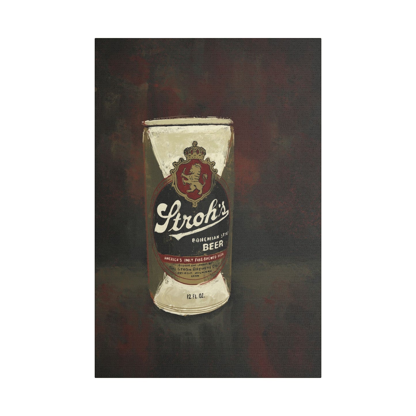 Detroit Classic Can – Retro Canvas Art