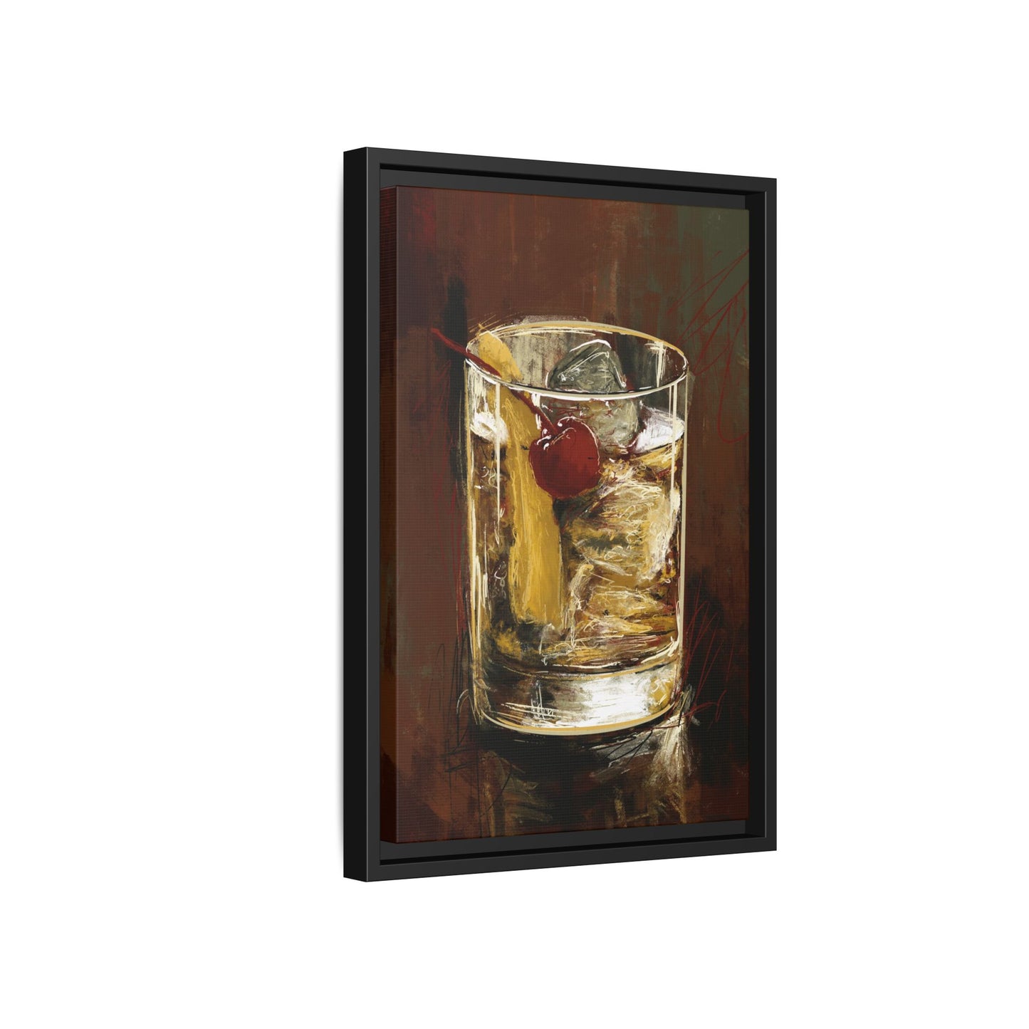 Old Fashion -  Gallery Wrapped Print with Black Frame