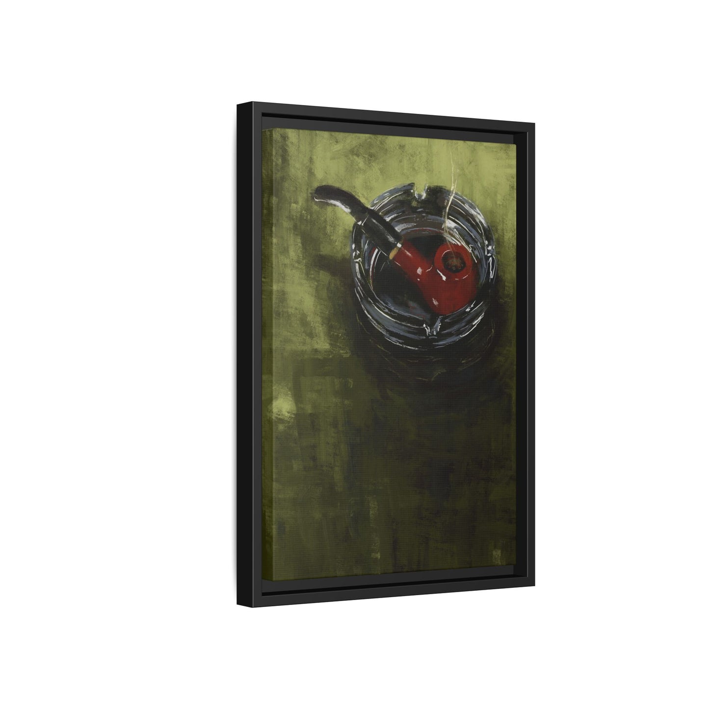 The Quiet Corner -  Gallery Wrapped Print with Black Frame