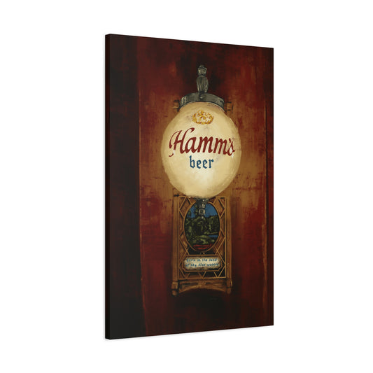 From the Land of Sky Blue Waters – Vintage Globe Sign Canvas