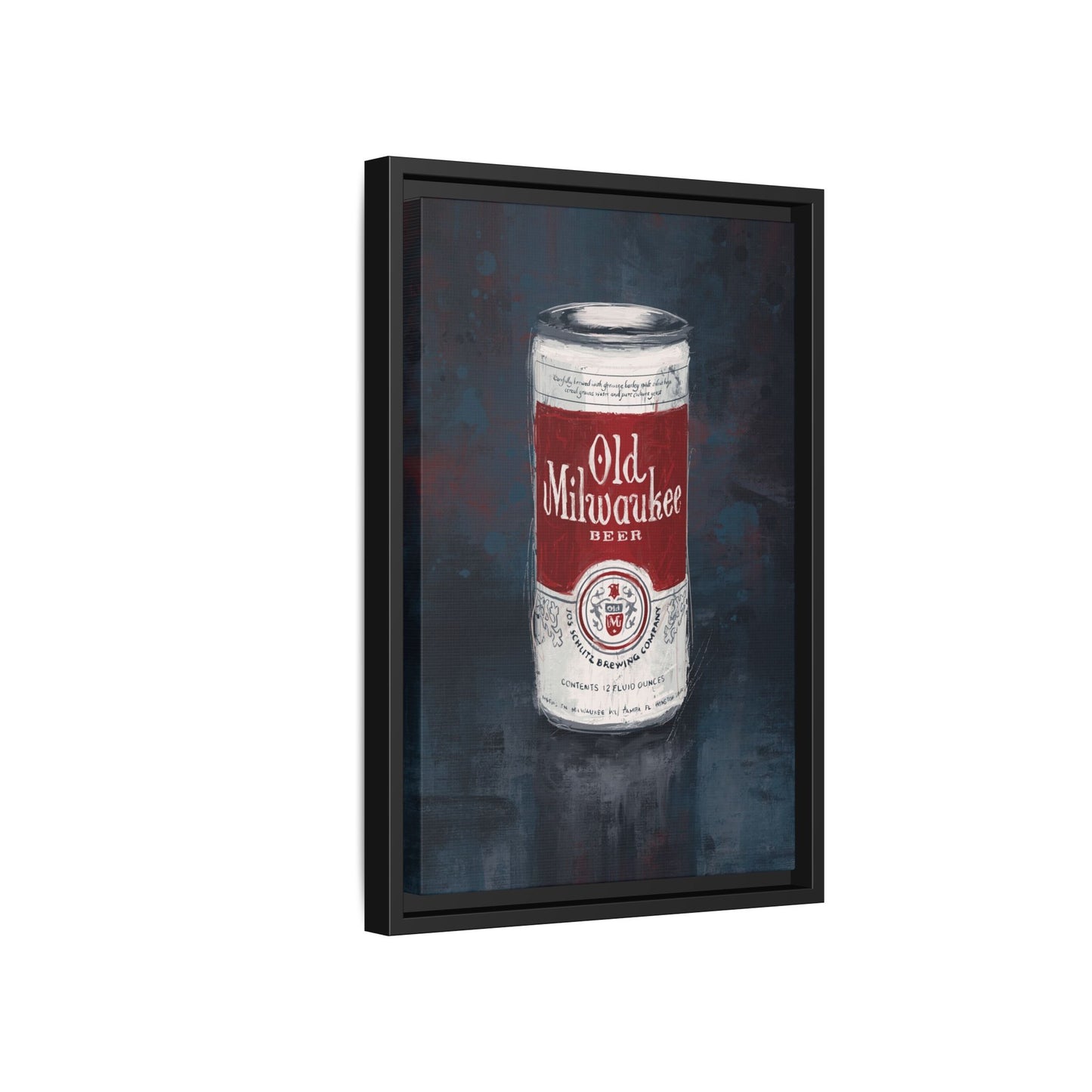 Red Label Memories - Gallery Wrapped Print with Black Frame