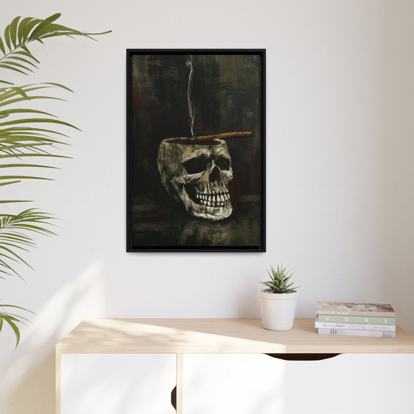 Evening Ritual -  Gallery Wrapped Print with Black Frame