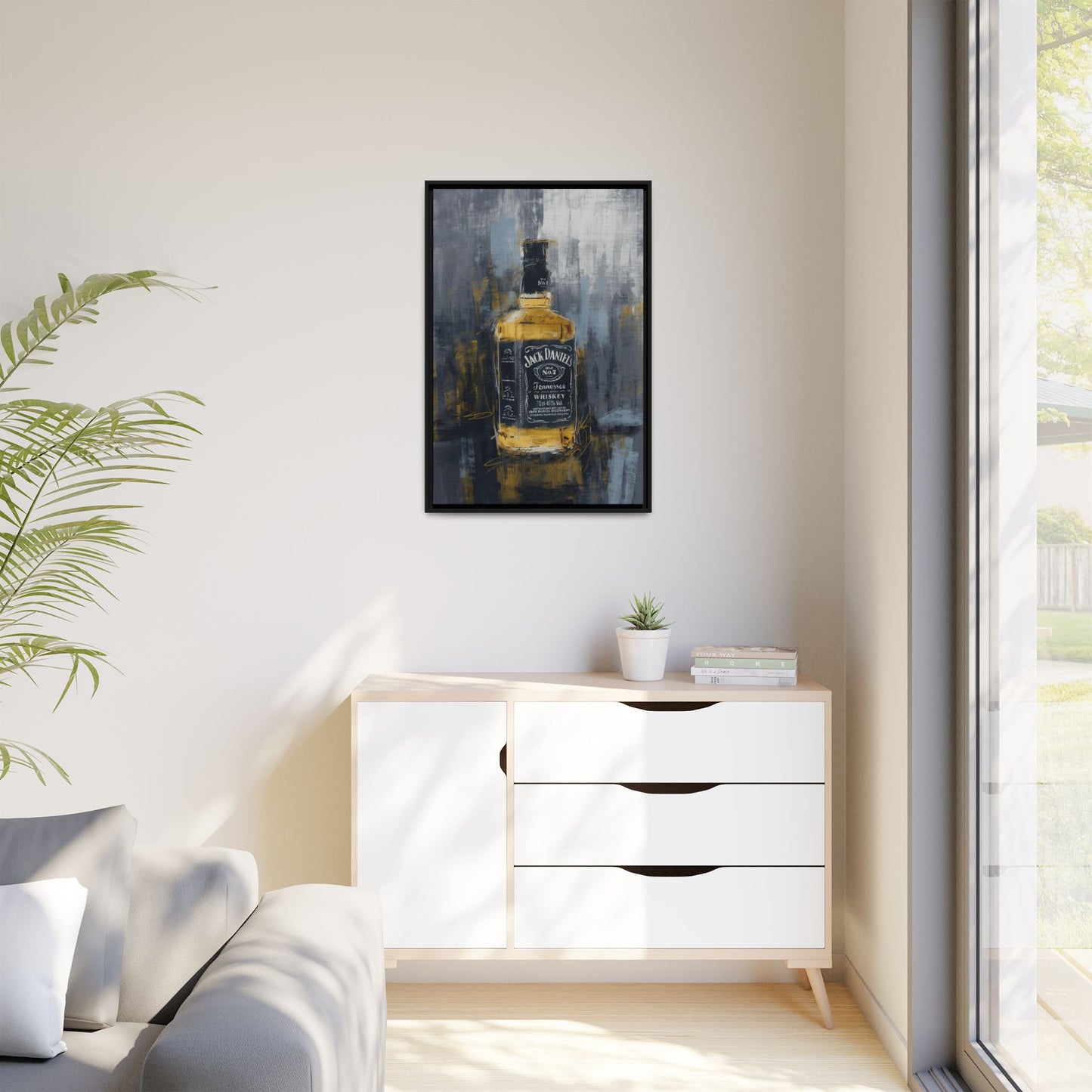 Tennessee Whiskey - Gallery Wrapped Print with Black Frame