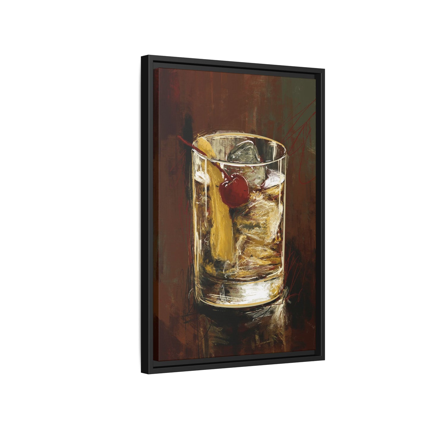 Old Fashion -  Gallery Wrapped Print with Black Frame