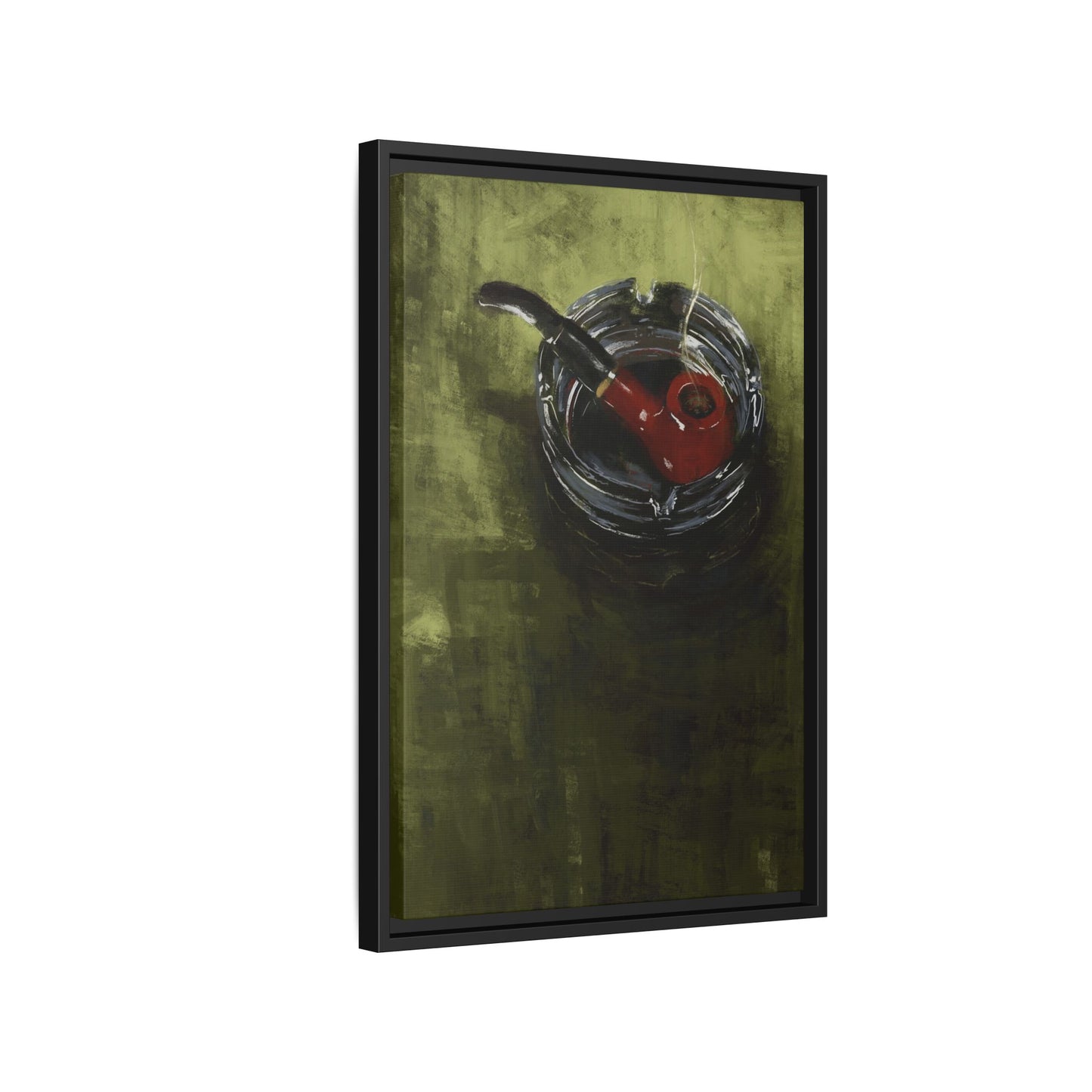 The Quiet Corner -  Gallery Wrapped Print with Black Frame