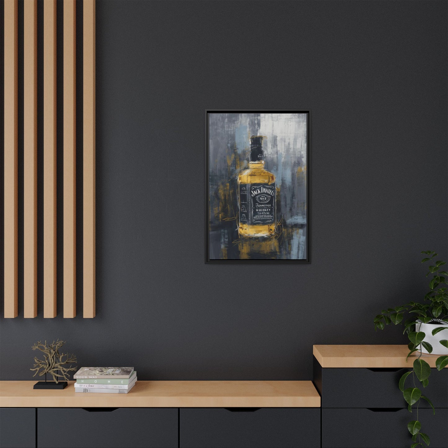 Tennessee Whiskey - Gallery Wrapped Print with Black Frame