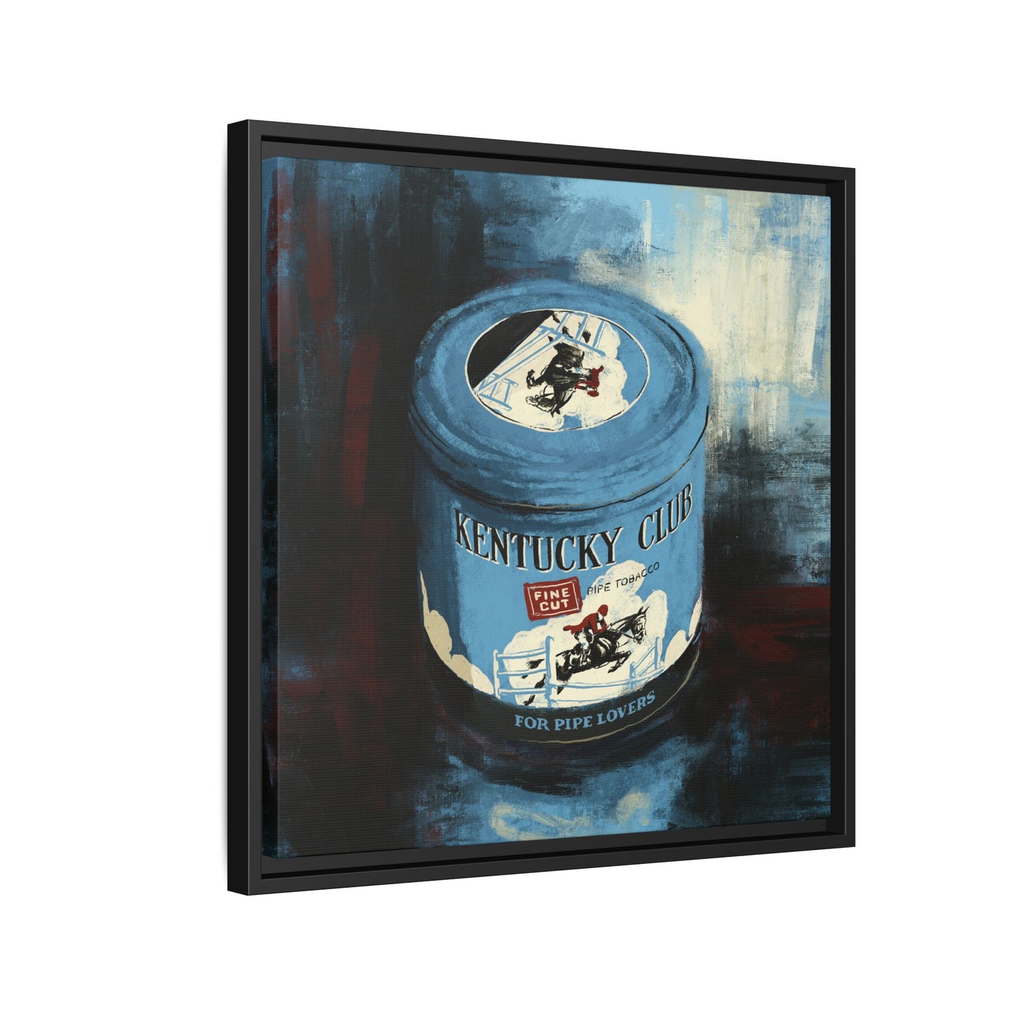 Kentucky Club Pipe Tobacco - Gallery Wrapped Canvas with Frame