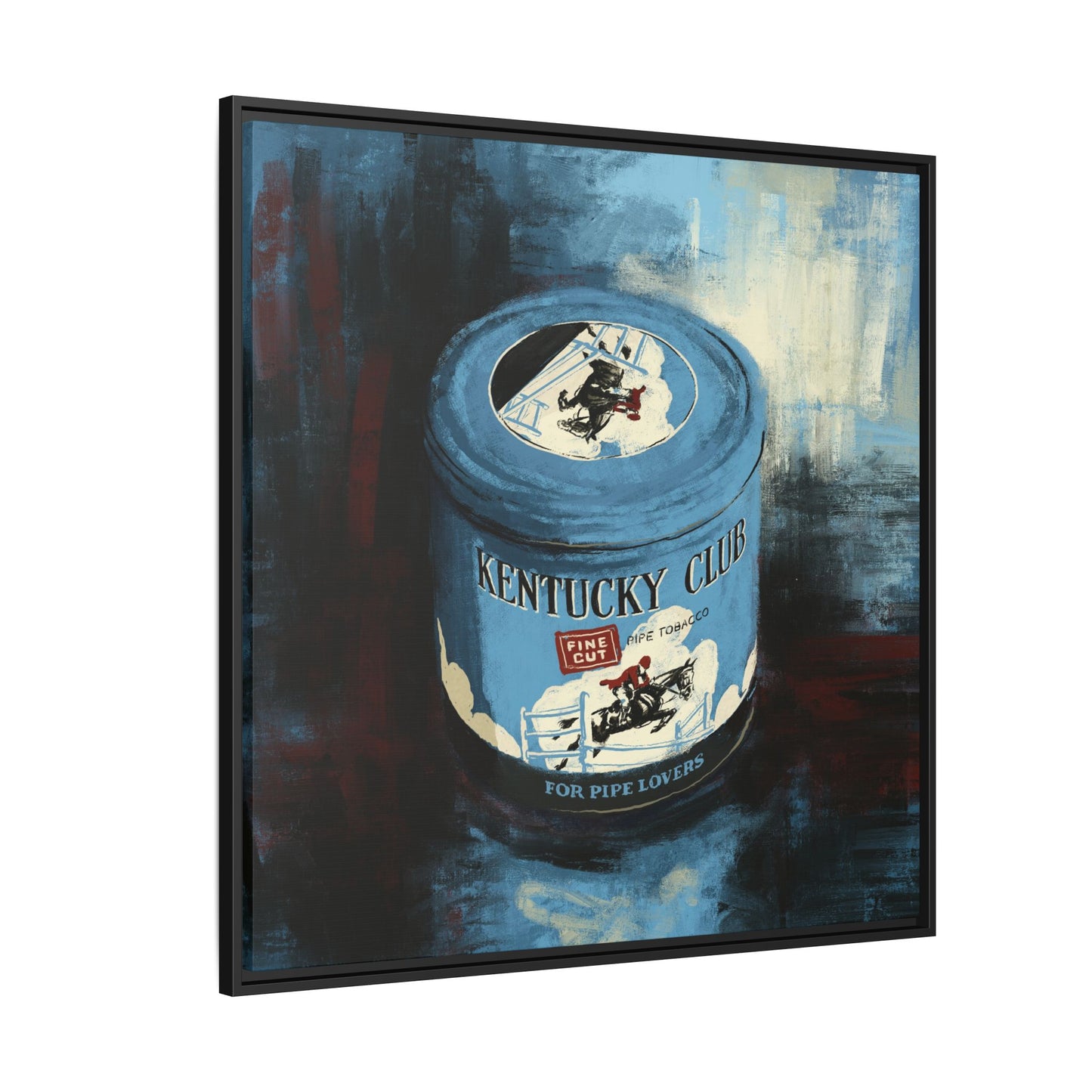 Kentucky Club Pipe Tobacco - Gallery Wrapped Canvas with Frame