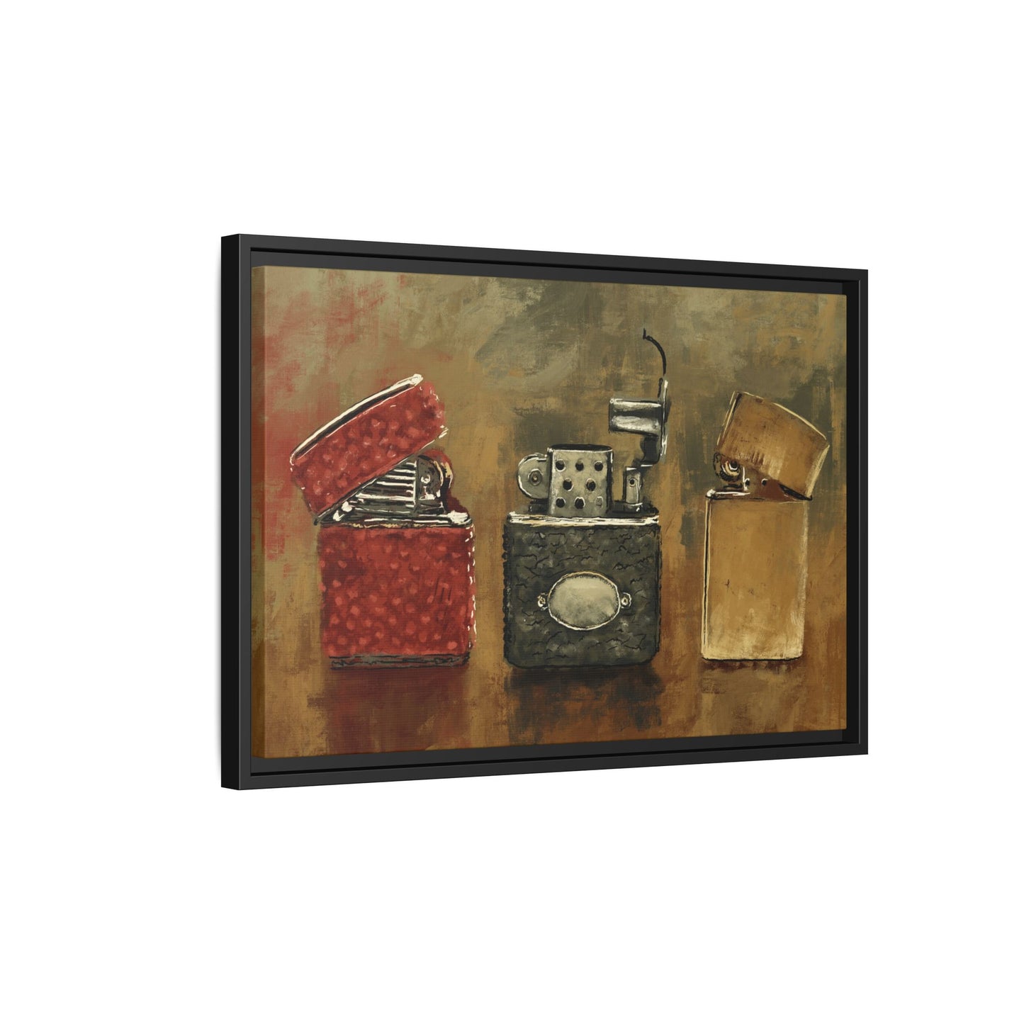 Old Flame - Gallery Wrapped Canvas with Black Frame