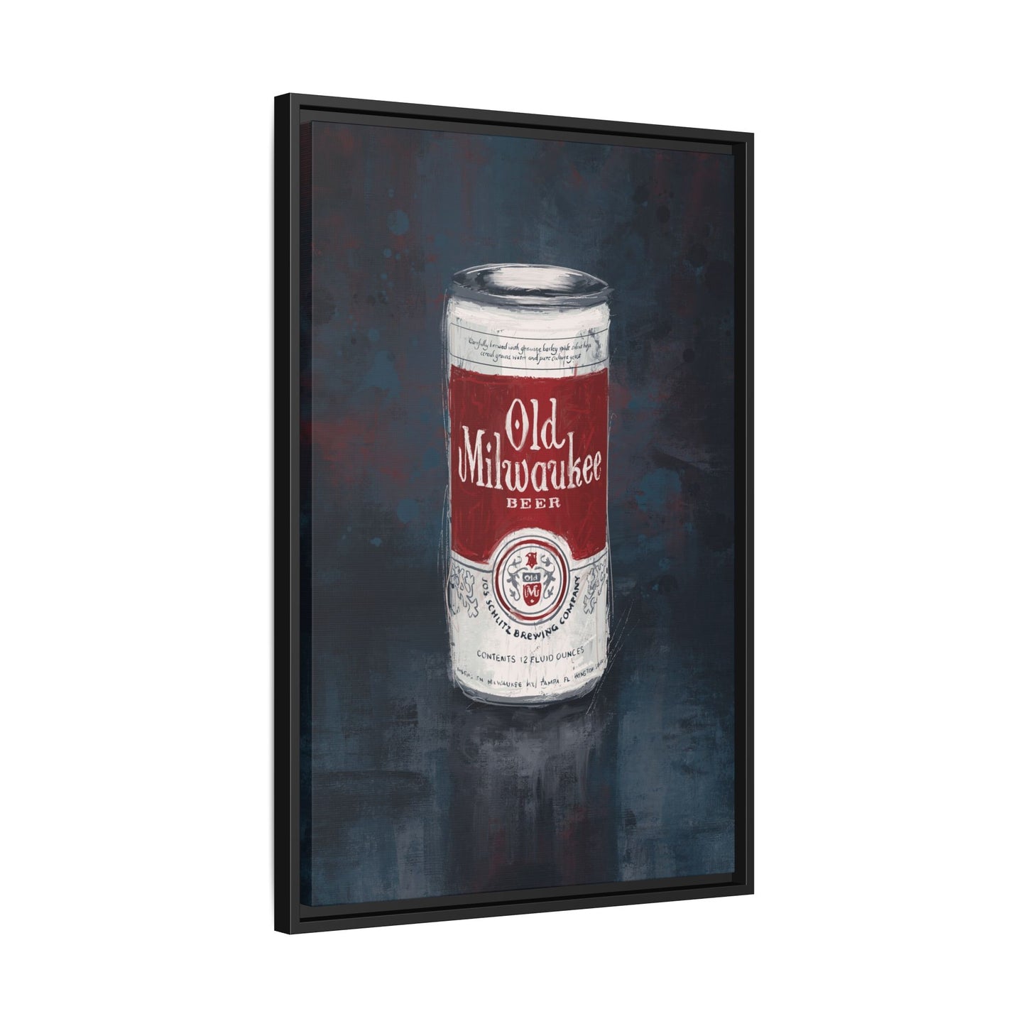 Red Label Memories - Gallery Wrapped Print with Black Frame