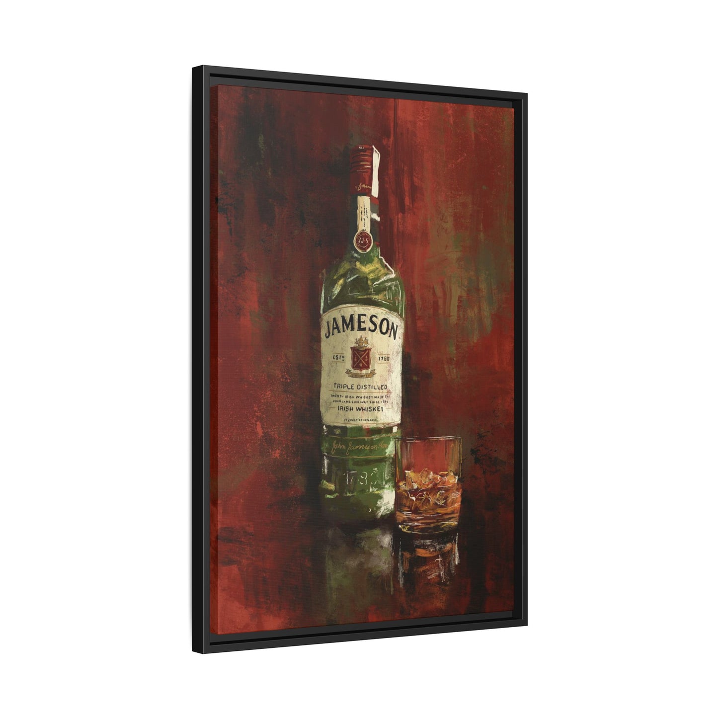 Neat & Cold – Gallery Wrapped Print with Black Frame