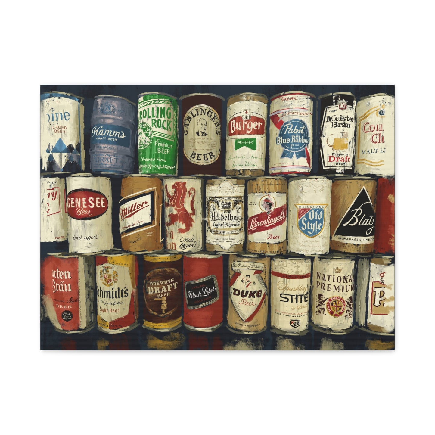 Wall of Brews Matte Canvas