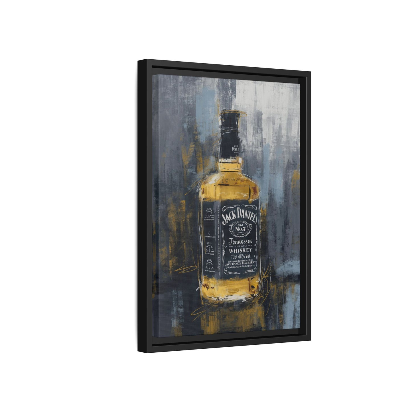 Tennessee Whiskey - Gallery Wrapped Print with Black Frame