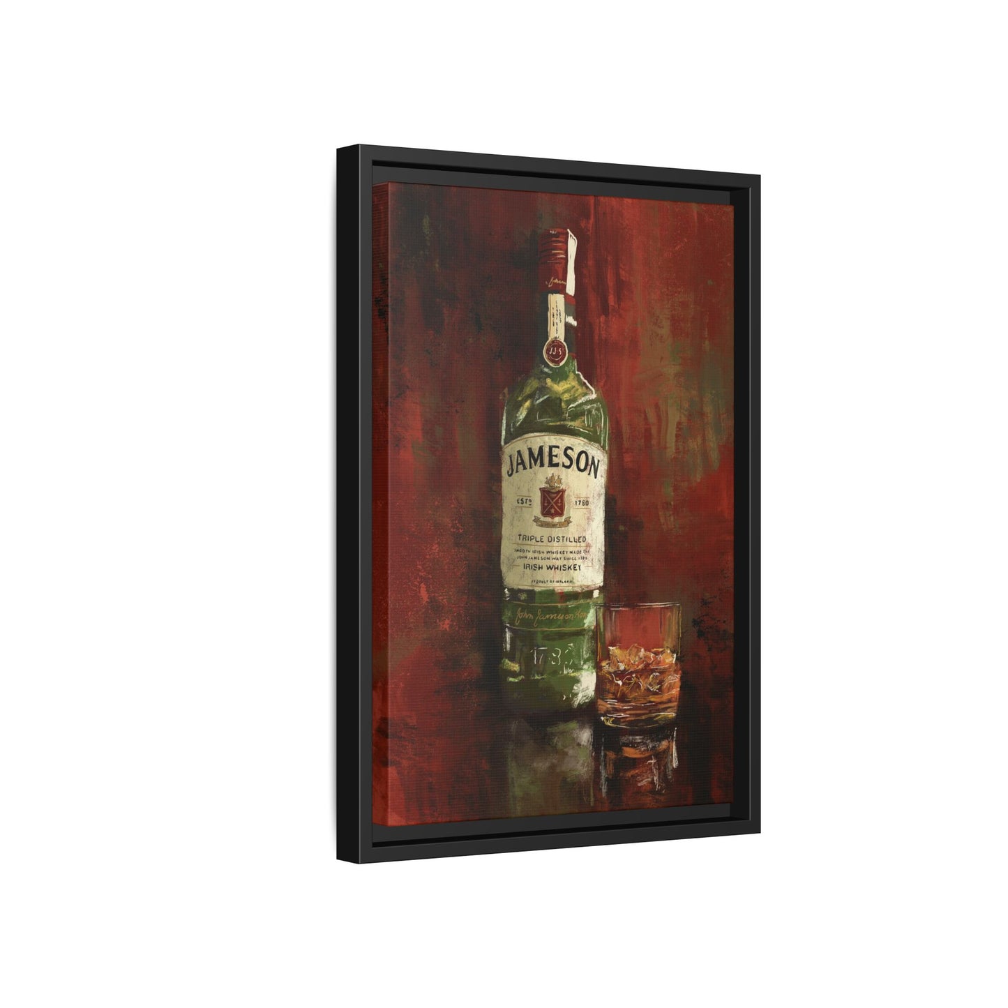 Neat & Cold – Gallery Wrapped Print with Black Frame