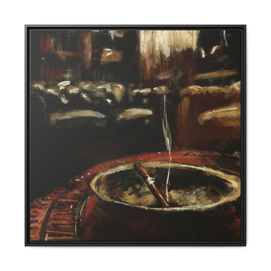 After the Smoke Clears - Framed Canvas