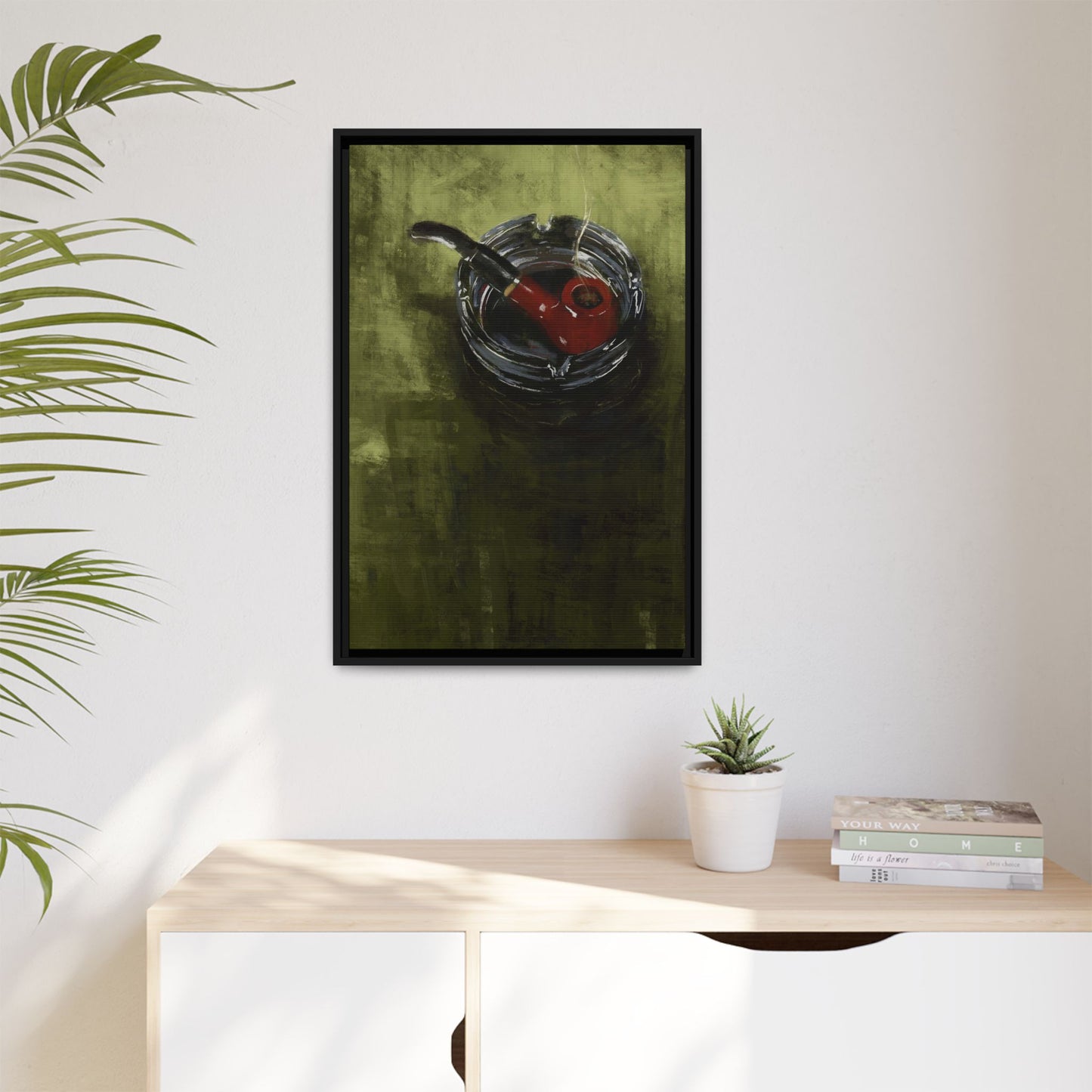 The Quiet Corner -  Gallery Wrapped Print with Black Frame