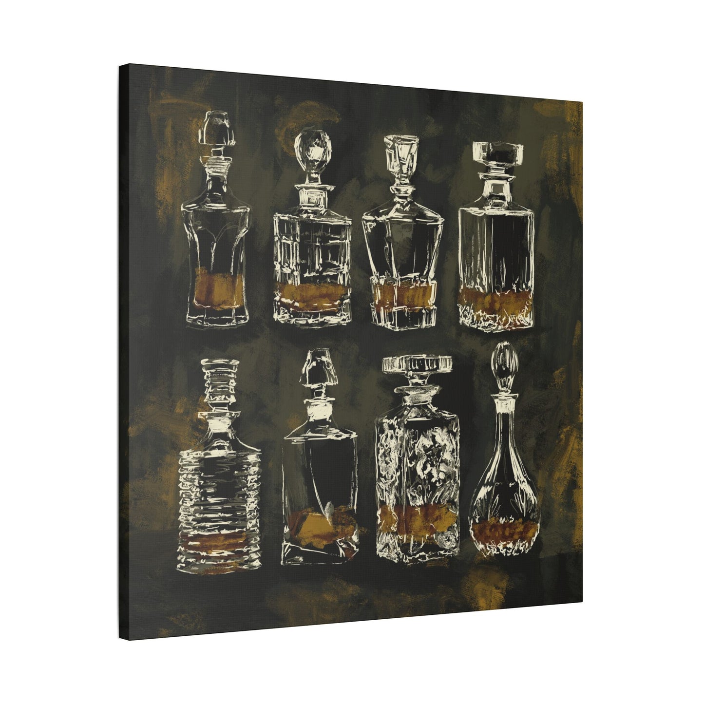 The Good Pour Whiskey Art Canvas