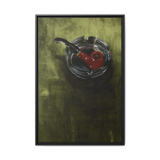The Quiet Corner -  Gallery Wrapped Print with Black Frame