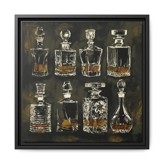 The Good Pour - Gallery Wrapped Canvas with Frame