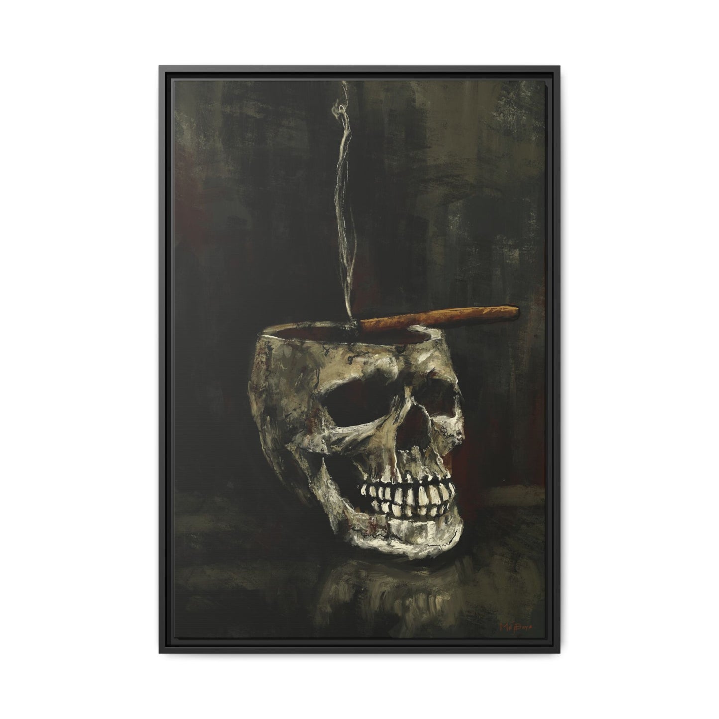 Evening Ritual -  Gallery Wrapped Print with Black Frame