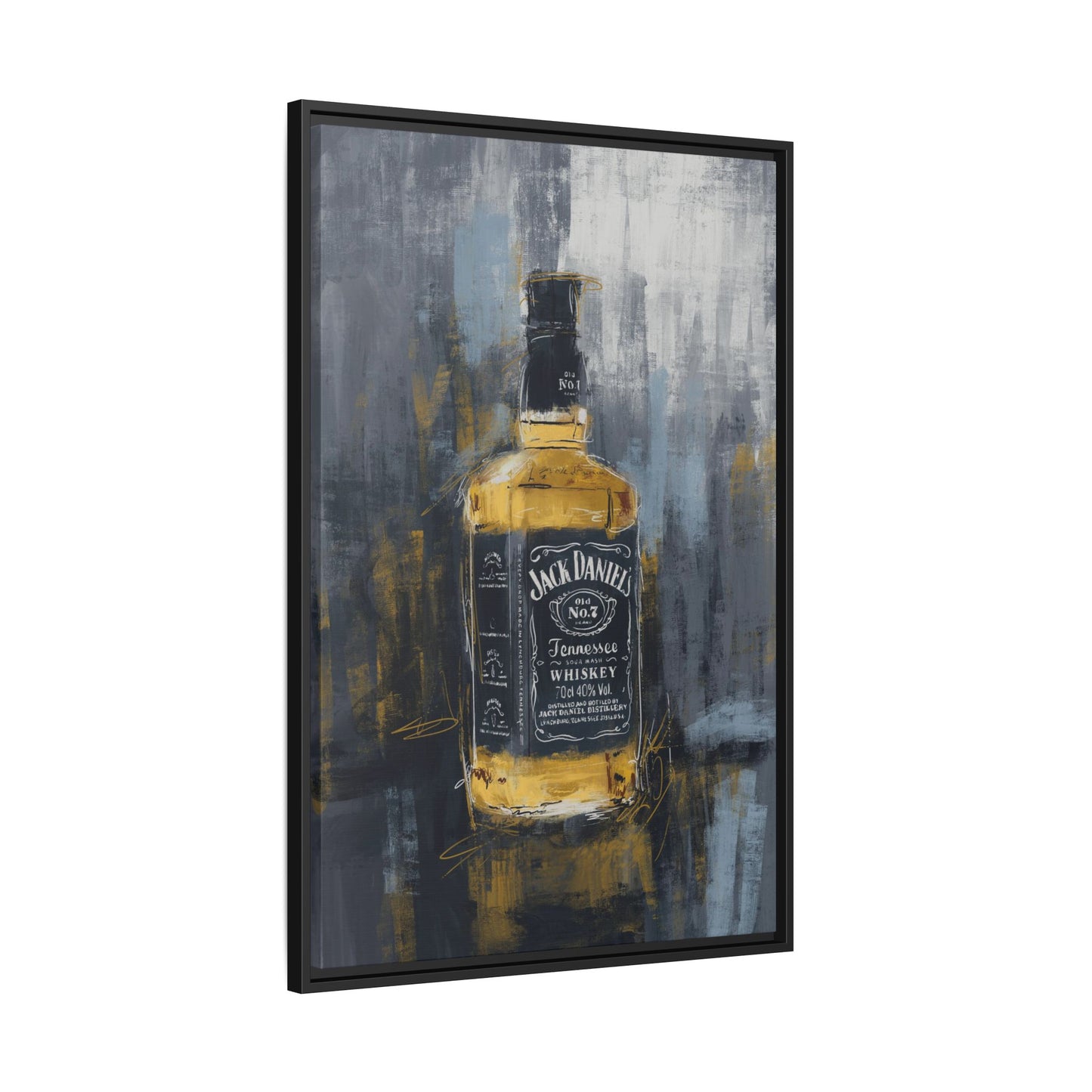 Tennessee Whiskey - Gallery Wrapped Print with Black Frame