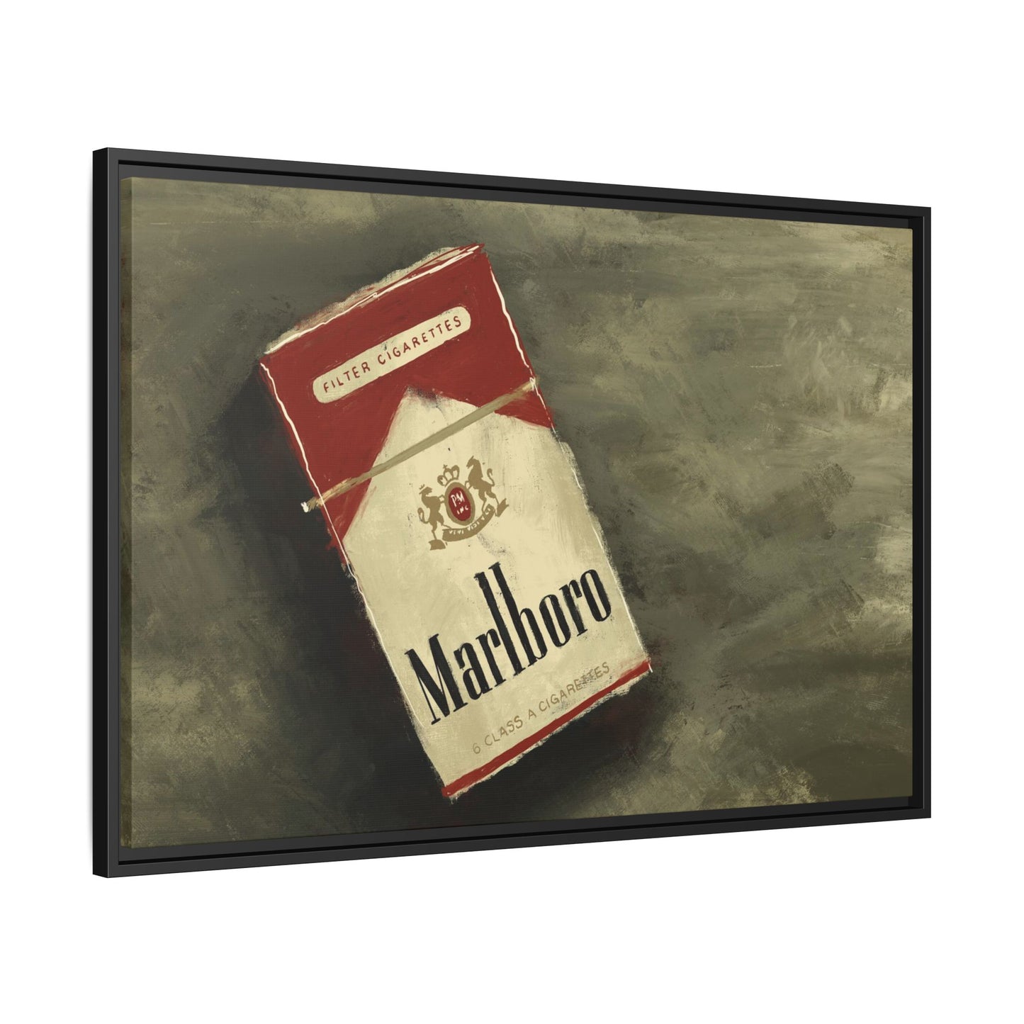 Vintage Reds - Gallery Wrapped Canvas with Black Frame