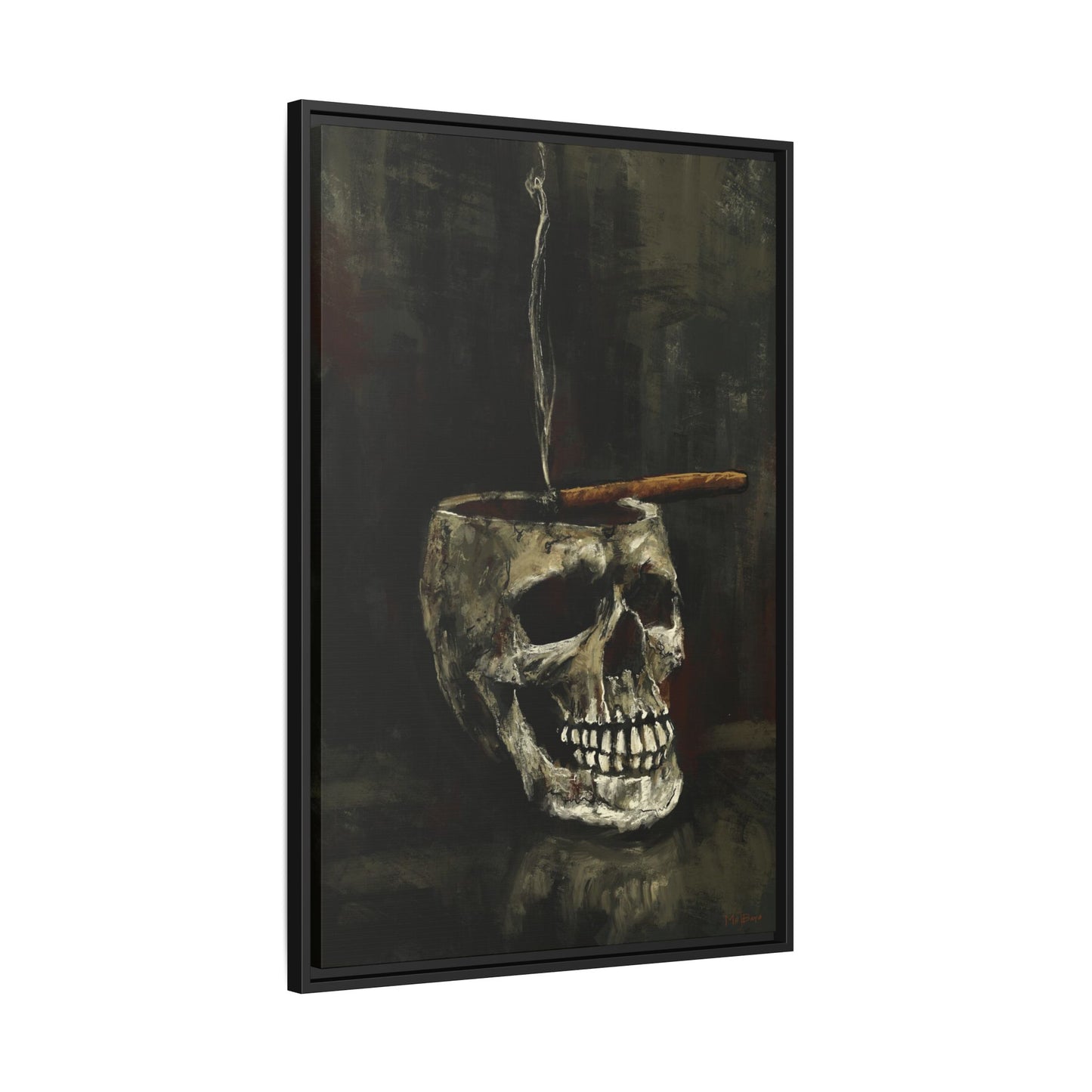 Evening Ritual -  Gallery Wrapped Print with Black Frame