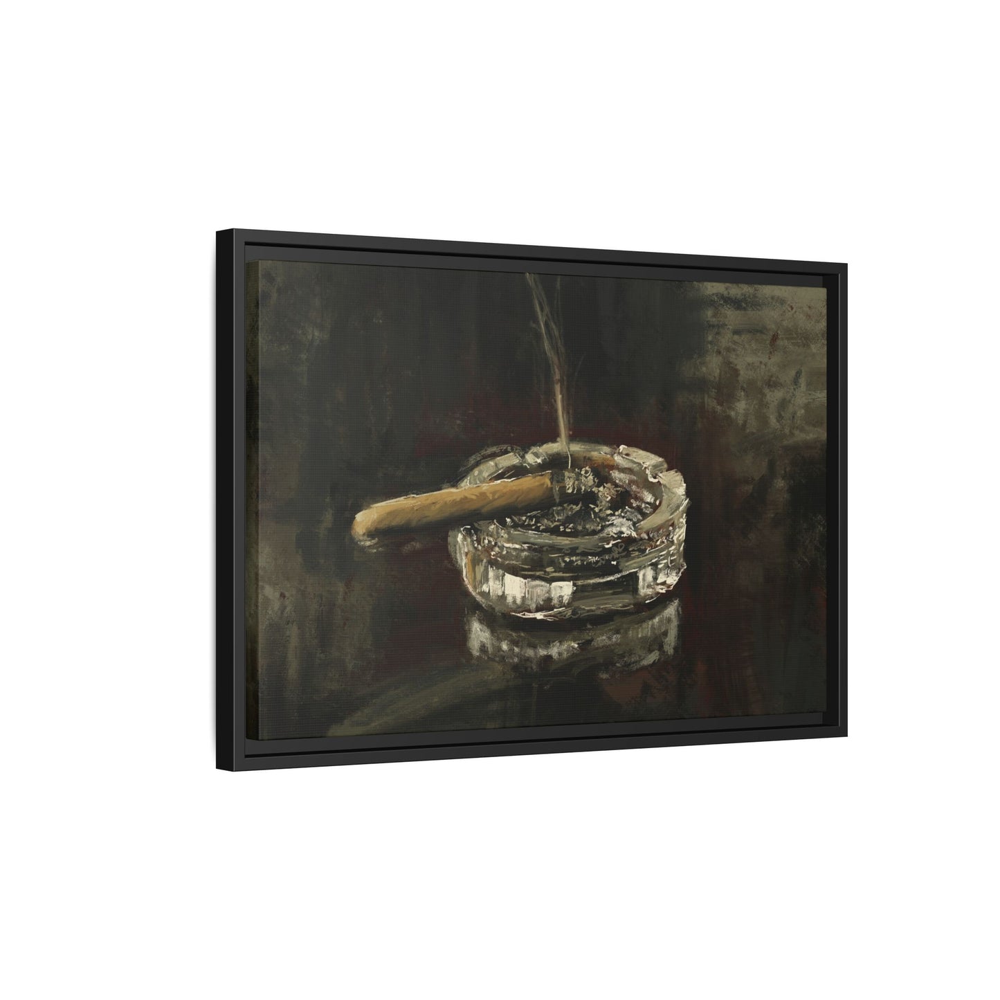 Deep in Contemplation - Gallery Wrapped Canvas with Black Frame