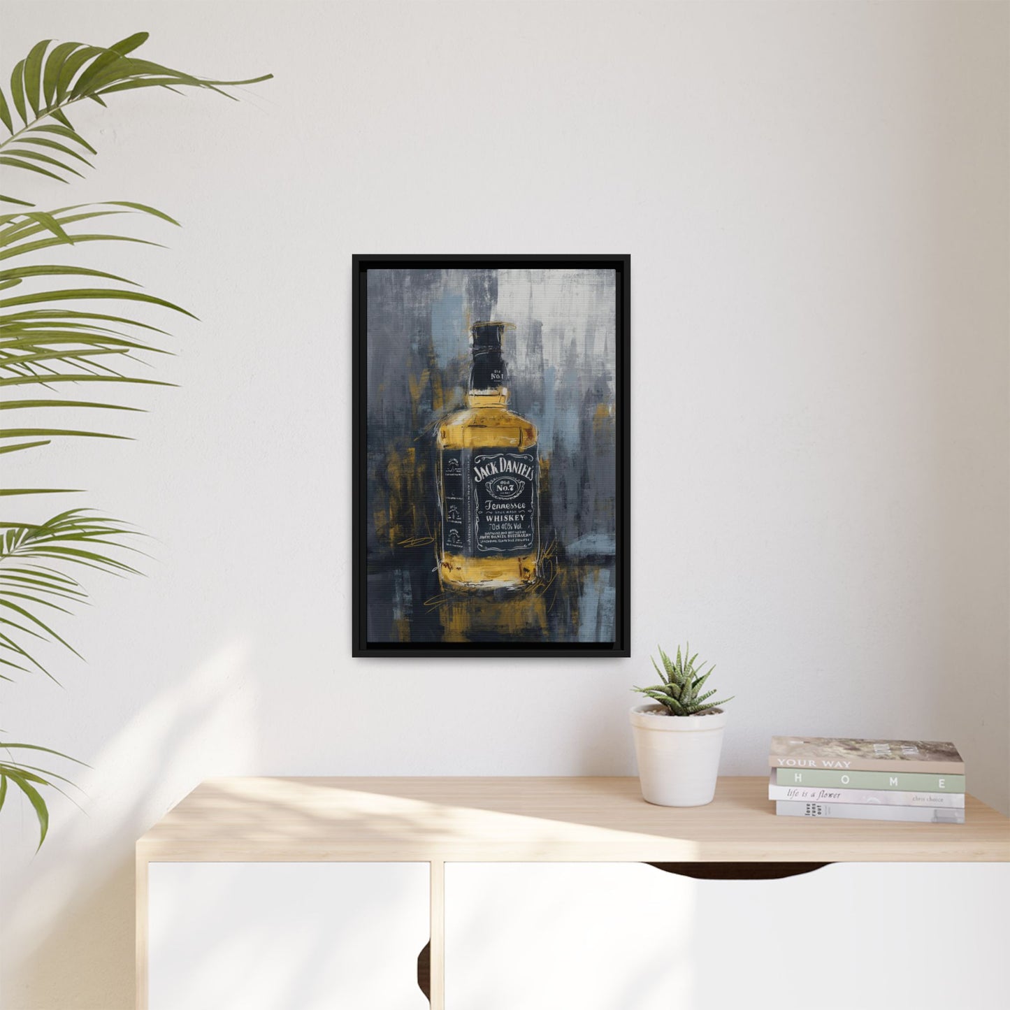 Tennessee Whiskey - Gallery Wrapped Print with Black Frame