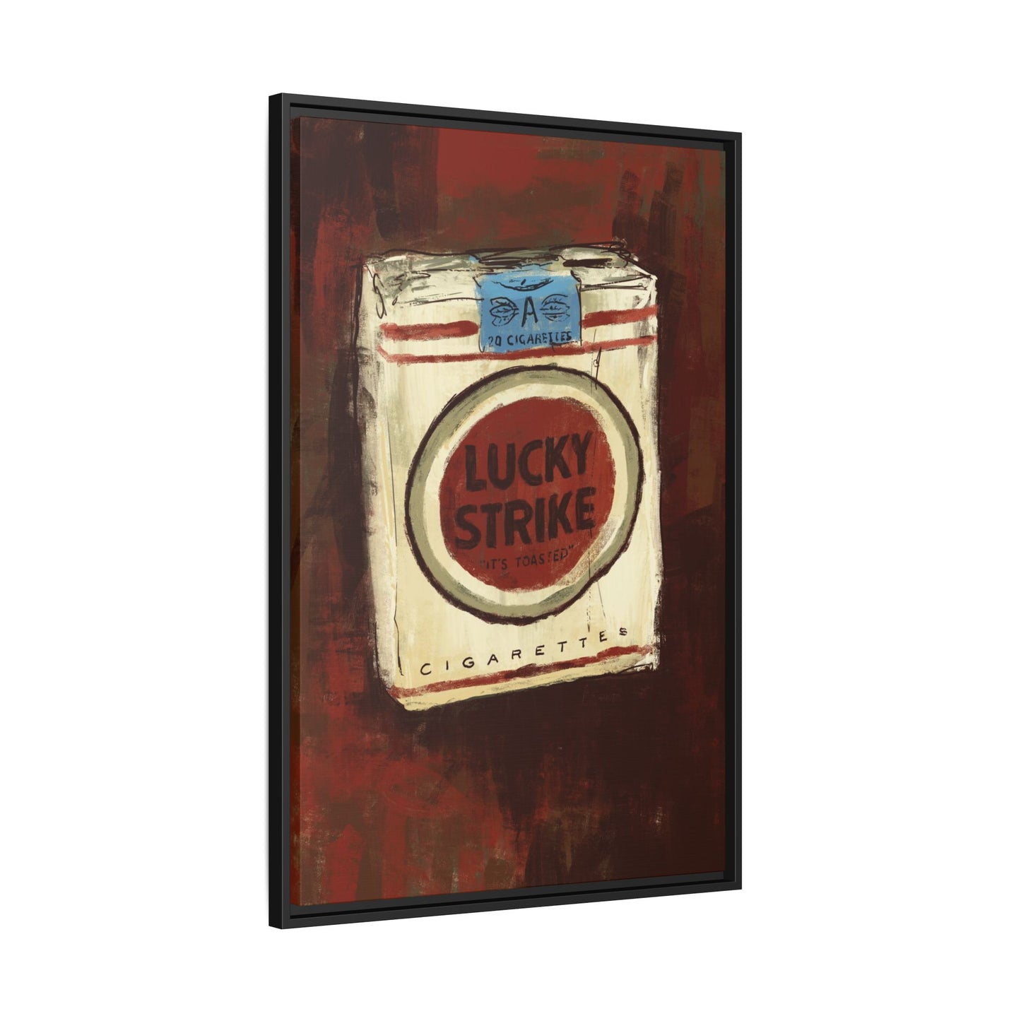 Lucky Burn - Gallery Wrapped Print with Black Frame
