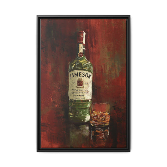 Neat & Cold – Gallery Wrapped Print with Black Frame