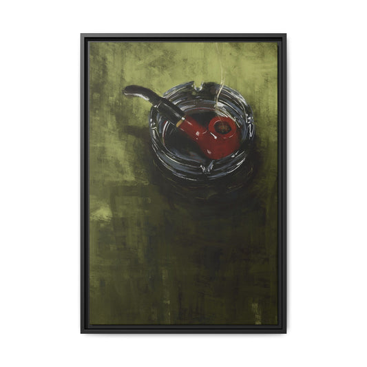 The Quiet Corner - Gallery Wrapped Print with Black Frame