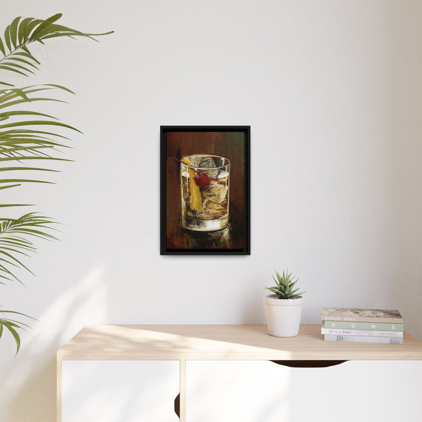 Old Fashion -  Gallery Wrapped Print with Black Frame