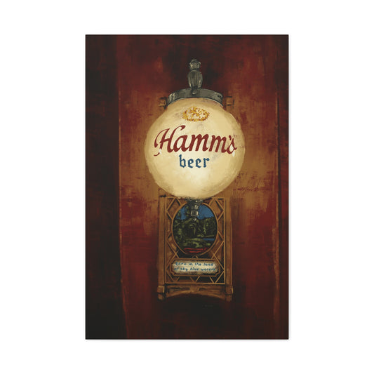 From the Land of Sky Blue Waters – Vintage Globe Sign Canvas