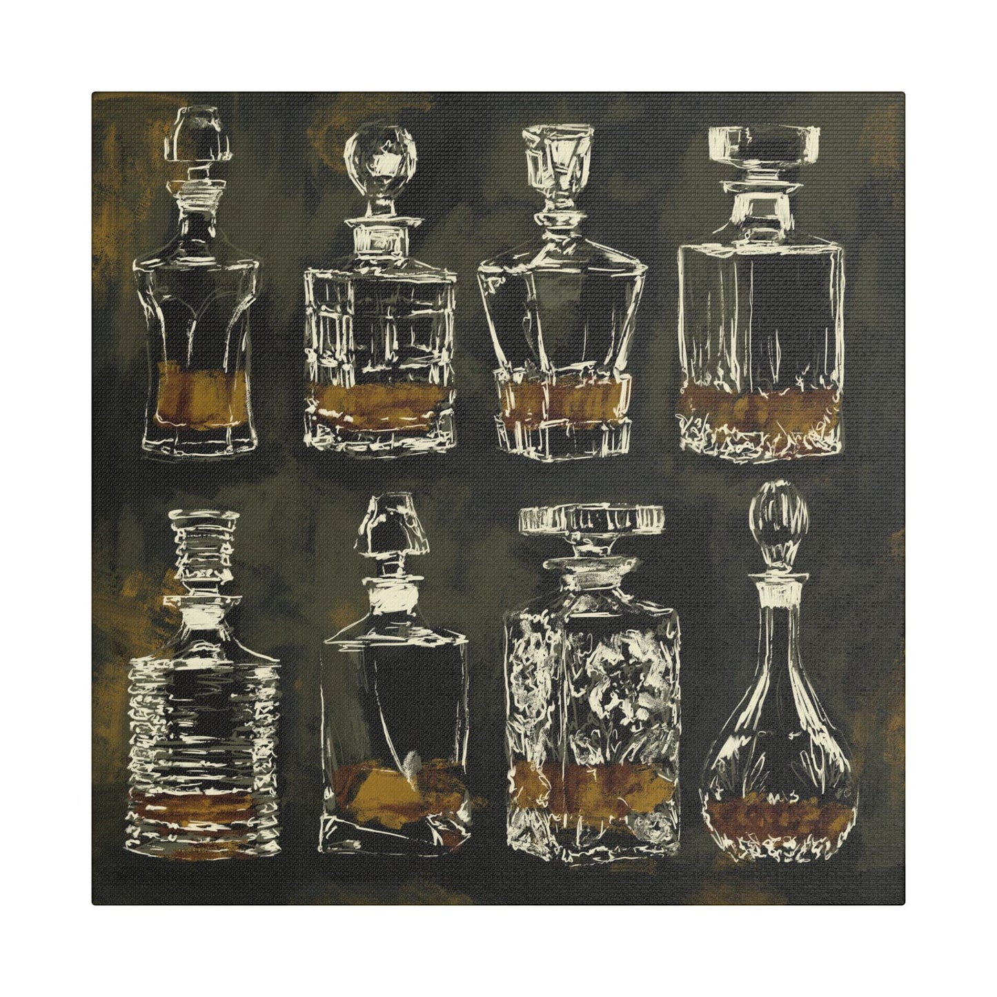 The Good Pour Whiskey Art Canvas