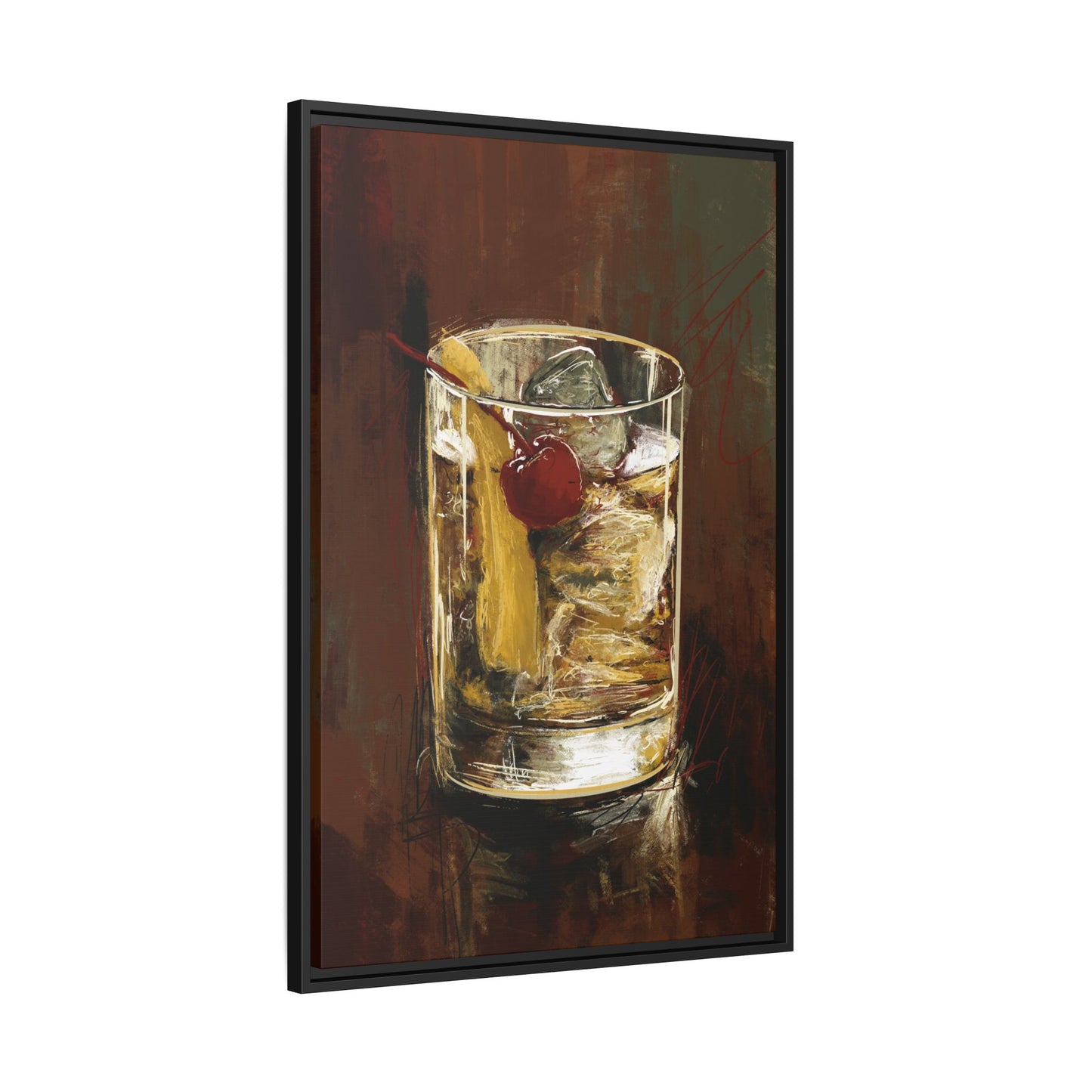 Old Fashion -  Gallery Wrapped Print with Black Frame