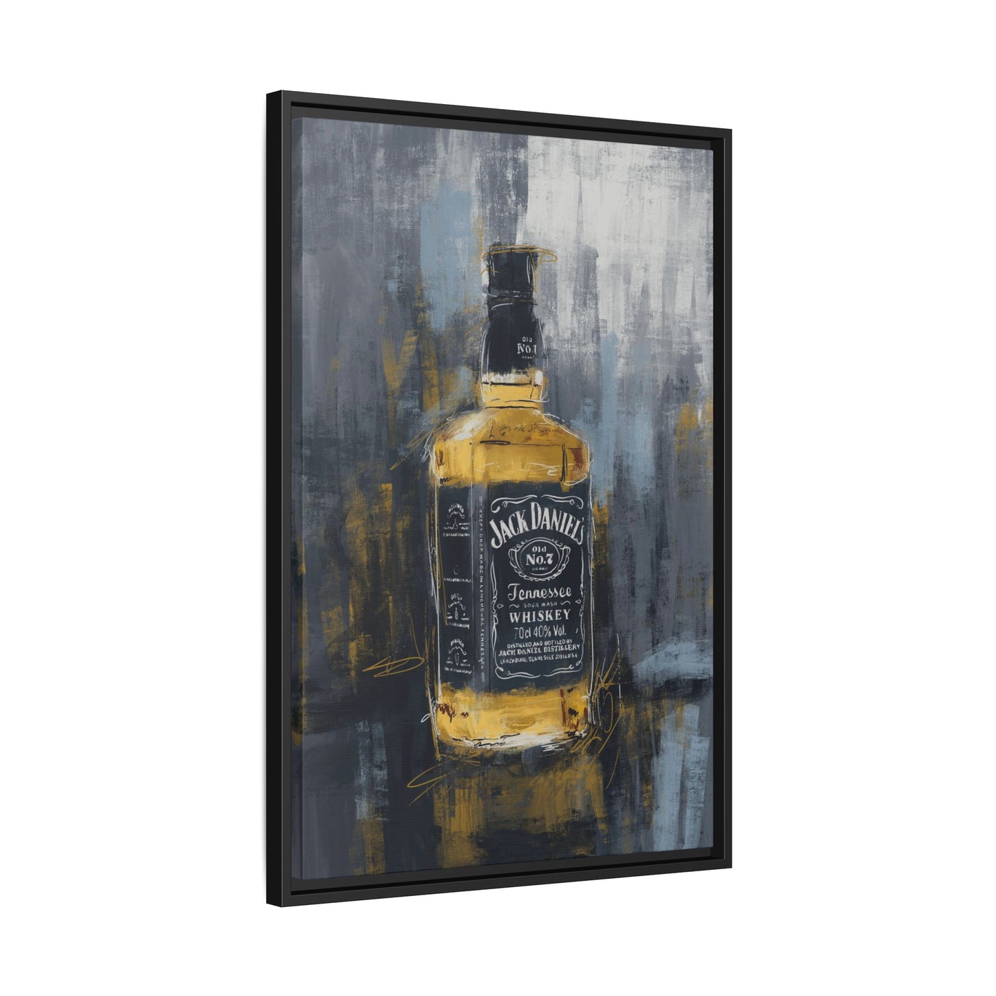 Tennessee Whiskey - Gallery Wrapped Print with Black Frame