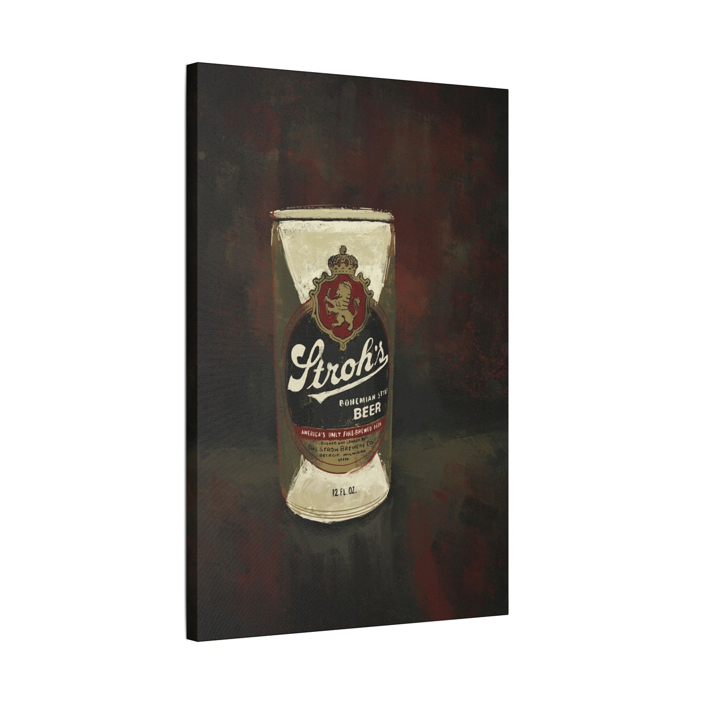 Detroit Classic Can – Retro Canvas Art