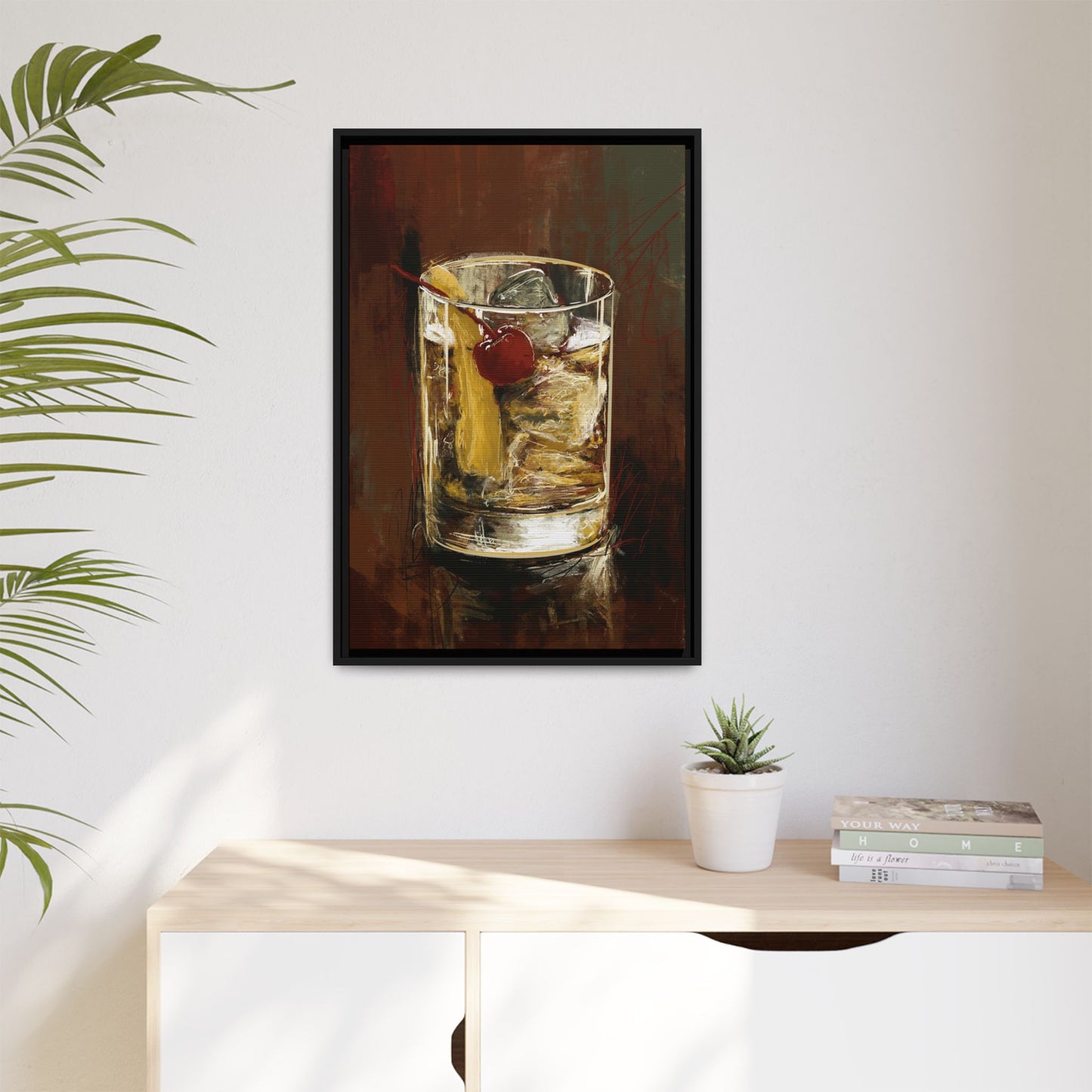 Old Fashion -  Gallery Wrapped Print with Black Frame